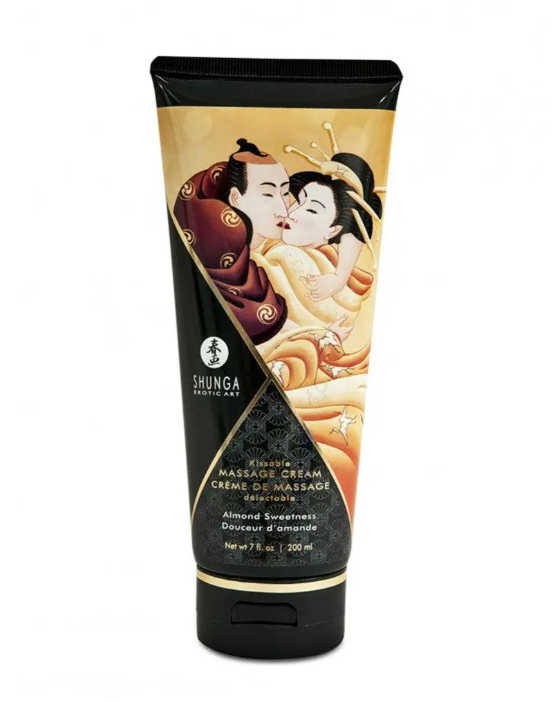 Shunga - Kissable Massage Cream Almond Sweetness 1 Shunga - Kissable Massage Cream Almond Sweetness
