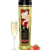 Shunga - Massageolie Romance Sparkling StrawBerry - 240 Ml