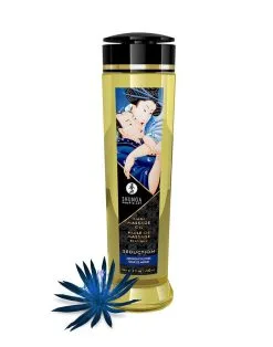 Shunga - Massageolie Seduction Midnight Flower - 240 Ml