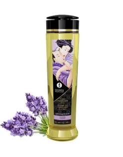 Shunga - Massageolie Sensation Lavender - 240 Ml