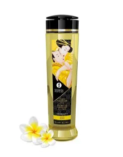 Shunga - Massageolie - Serenity Monoi (Hawaiaanse Tiarebloem) - 240 Ml