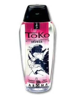 Shunga - Toko Aroma-Glijmiddel Op Waterbasis Met Smaakje - Strawberry Wine