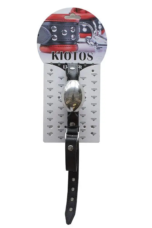 Kiotos Leather Silentium Aluminum Gag 2 Kiotos Leather Silentium Aluminum Gag - Afbeelding 2