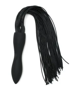 Rimba Latex Play Siliconen Flogger Zweep Met Vibrerende Dildo -Sex Toys winkel Siliconen Flogger Zweep Met Vibrerende Dildo 7