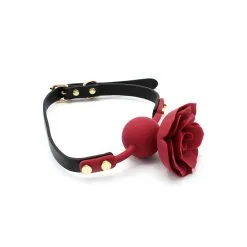 Erotiekvoordeel.nl Siliconen Red Rose Gag - Verstelbare Rode Roos Mondknevel - Siliconen -Sex Toys winkel Siliconen Red Rose Gag Verstelbare Rode Roos Mondknevel Siliconen 6