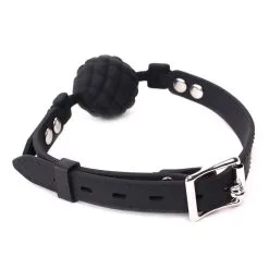 Kiotos Siliconen Ball Gag Met Honingraat Motief -Sex Toys winkel Siliconen ball gag met honingraat motief 3