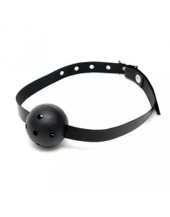 Rimba Bondage Play Simpele Ball Gag Met Plastic Bal