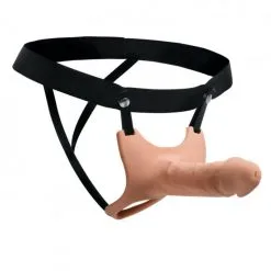 Size Matters - Holle Strap-On Siliconen Dildo Met Harnas