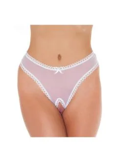 Amorable By Rimba Slipje Met Open Kruis - Wit