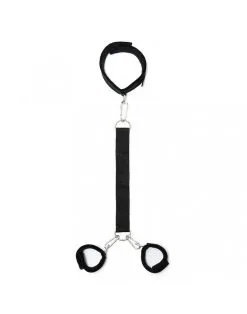 Rimba Bondage Play Soft Bondage Halsband Verbonden Aan Handboeien -Sex Toys winkel Soft Bondage Halsband Verbonden Aan Handboeien 3