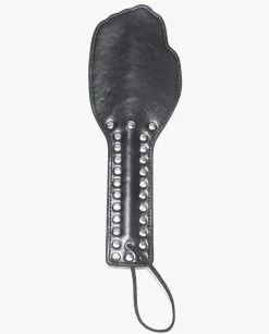 Erotiekvoordeel.nl Spanking Paddle Studded Hand - Zwart -Sex Toys winkel Spanking Paddle Studded Hand zwart 5