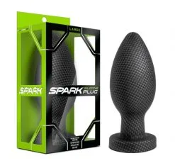 Spark Siliconen Anaal Plug Carbon Fiber - Zwart -Sex Toys winkel Spark Siliconen Anaal Plug Carbon Fiber zwart 4
