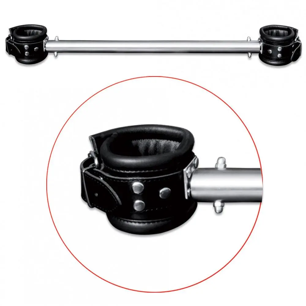 Kiotos Leather Spreidstang - Spreader Bar Met Leren Boeien 2 Kiotos Leather Spreidstang - Spreader Bar Met Leren Boeien - Afbeelding 2