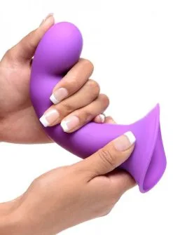 Squeeze-It Wavy Dildo - Paars -Sex Toys winkel Squeeze It Wavy Dildo paars 3