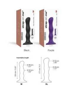 Strap-On-Me - Anaal Dildo/Buttplug Geisha Balls Met Losse Roterende Balletjes - Paars -Sex Toys winkel Strap On Me Anaal DildoButtplug Geisha Balls Met Losse Roterende Balletjes Paars 6