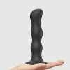 Strap-On-Me - Anaal Dildo/Buttplug Geisha Balls Met Losse Roterende Balletjes - Zwart