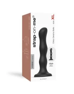 Strap-On-Me - Anaal Dildo/Buttplug Geisha Balls Met Losse Roterende Balletjes - Zwart -Sex Toys winkel Strap On Me Anaal DildoButtplug Geisha Balls Met Losse Roterende Balletjes Zwart 7