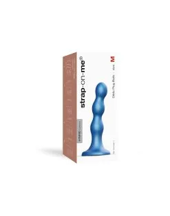 Strap-On-Me - Dildo Plug Balls - Metallic Blauw -Sex Toys winkel Strap On Me Dildo Plug Balls metallic blauw 8