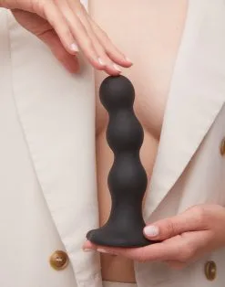 Strap-On-Me - Dildo Plug Balls - Zwart -Sex Toys winkel Strap On Me Dildo Plug Balls zwart 3