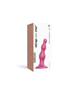 Strap-On-Me - Dildo Plug Beads - Metallic Roze -Sex Toys winkel Strap On Me Dildo Plug Beads metallic roze 6