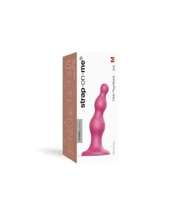Strap-On-Me - Dildo Plug Beads - Metallic Roze -Sex Toys winkel Strap On Me Dildo Plug Beads metallic roze 7