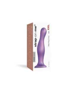 Strap-On-Me - Dildo Plug Curvy - Metallic Paars -Sex Toys winkel Strap On Me Dildo Plug Curvy metallic paars 5