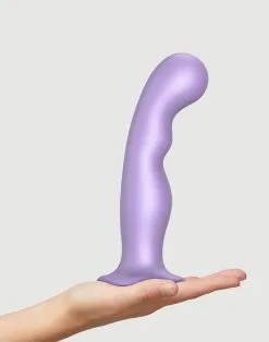 Strap-On-Me - G-spot En P-spot Dildo - Metallic Lila