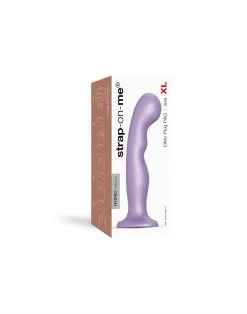 Strap-On-Me - G-spot En P-spot Dildo - Metallic Lila 17 Strap-On-Me - G-spot En P-spot Dildo - Metallic Lila -Sex Toys winkel Strap On Me G spot en P spot Dildo metallic lila 9