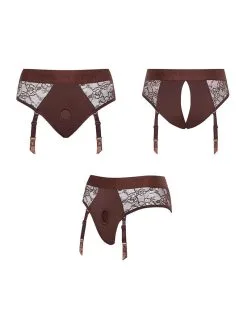 Strap-On-Me - Harness Diva - Strap-On Harnas - Bruin -Sex Toys winkel Strap On Me Harness Diva Strap On Harnas Bruin 5