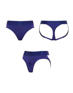 Strap-On-Me - Harness Heroine - Strap-On Harnas - Blauw 12 Strap-On-Me - Harness Heroine - Strap-On Harnas - Blauw -Sex Toys winkel Strap On Me Harness Heroine Strap On Harnas Blauw 6