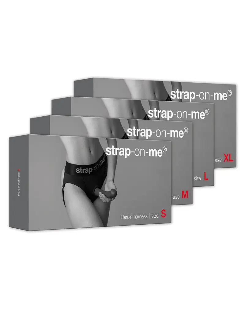 Strap-On-Me - Heroine - Comfortabel Pegging/Voorbinddildo Harnas Van Microfiber - Zwart 9 Strap-On-Me - Heroine - Comfortabel Pegging/Voorbinddildo Harnas Van Microfiber - Zwart - Afbeelding 9