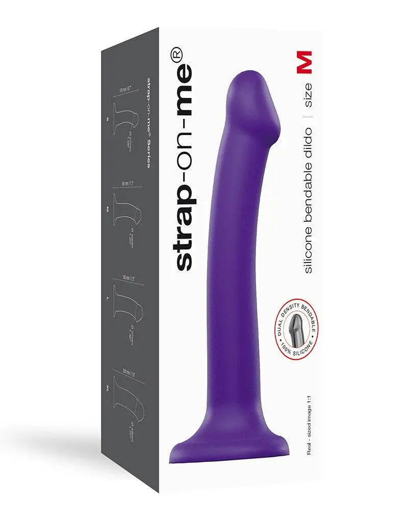 Strap-On-Me - Semi-Realistische Dildo Met Zuignap - Paars 6 Strap-On-Me - Semi-Realistische Dildo Met Zuignap - Paars - Afbeelding 6