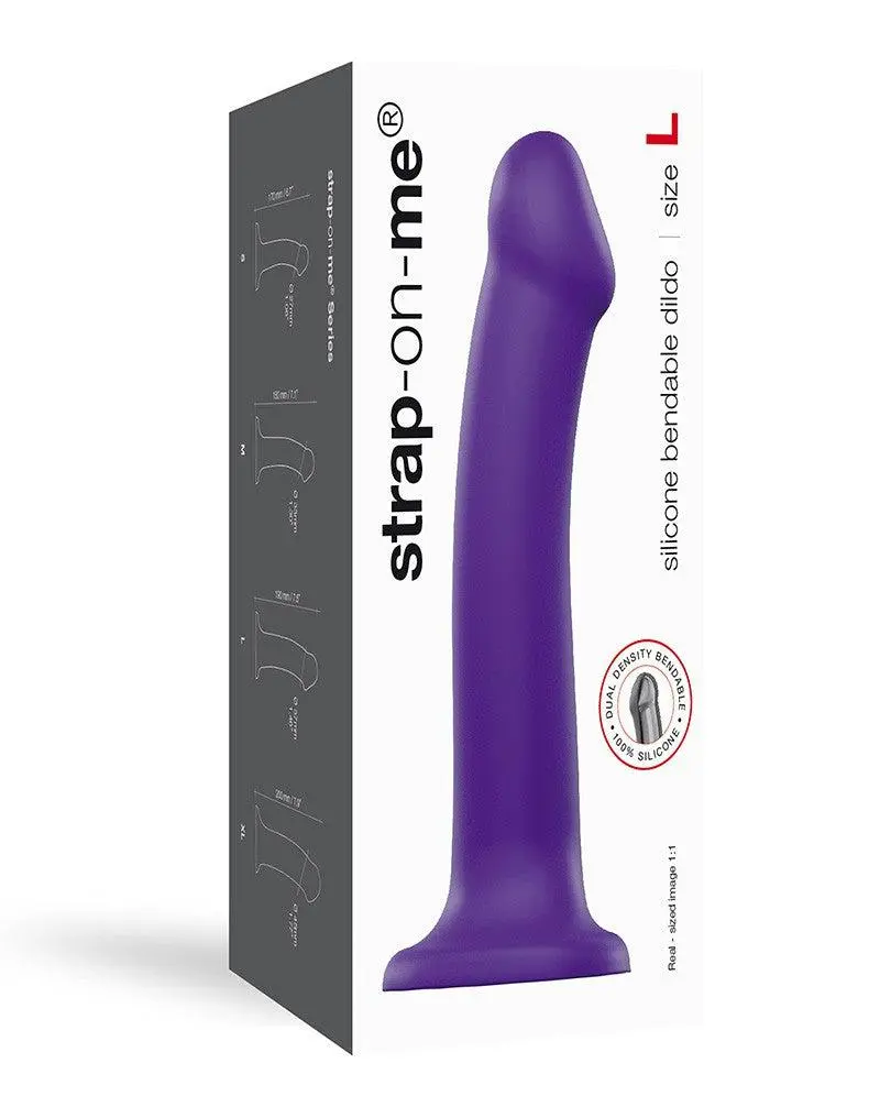 Strap-On-Me - Semi-Realistische Dildo Met Zuignap - Paars 7 Strap-On-Me - Semi-Realistische Dildo Met Zuignap - Paars - Afbeelding 7