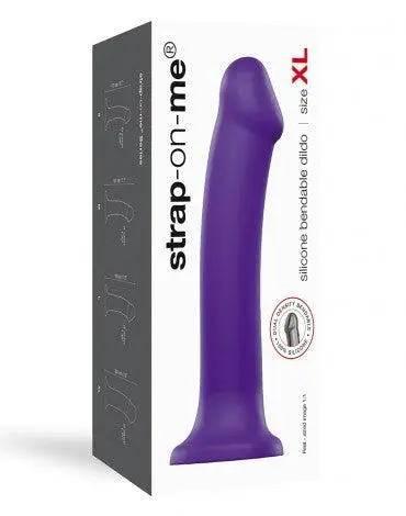 Strap-On-Me - Semi-Realistische Dildo Met Zuignap - Paars 8 Strap-On-Me - Semi-Realistische Dildo Met Zuignap - Paars - Afbeelding 8