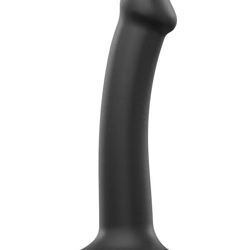 Strap-On-Me - Semi-Realistische Dildo Met Zuignap - Zwart 1 Strap-On-Me - Semi-Realistische Dildo Met Zuignap - Zwart