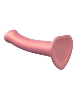 Strap-On-Me - Semi-Realistische Mono Density Dildo Metallic Roze -Sex Toys winkel Strap On Me Semi Realistische Mono Density Dildo Metallic roze 3
