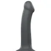 Strap-On-Me - Semi-Realistische Mono Density Dildo Met Zuignap - Zwart