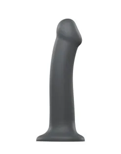 Strap-On-Me - Semi-Realistische Mono Density Dildo Met Zuignap - Zwart