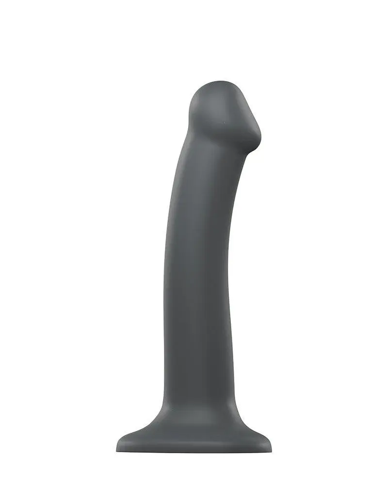 Strap-On-Me - Semi-Realistische Mono Density Dildo Met Zuignap - Zwart 4 Strap-On-Me - Semi-Realistische Mono Density Dildo Met Zuignap - Zwart - Afbeelding 4
