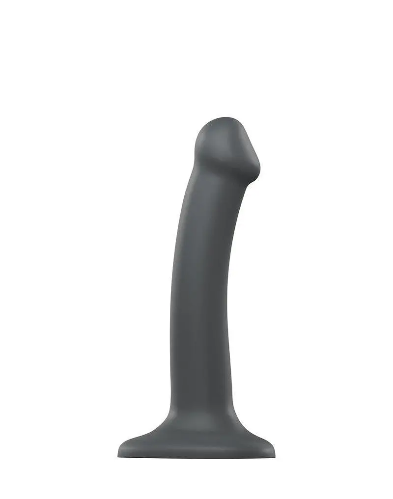 Strap-On-Me - Semi-Realistische Mono Density Dildo Met Zuignap - Zwart 5 Strap-On-Me - Semi-Realistische Mono Density Dildo Met Zuignap - Zwart - Afbeelding 5
