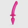 Strap-On-Me - Semi-Realistische Switch Plug-In 2-in-1 Dildo & Buttplug - Roze