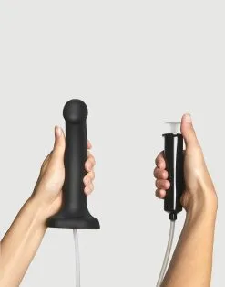 Strap-On-Me - Squirting Cum Dildo - Spuitende Dildo - Maat S - Zwart -Sex Toys winkel Strap On Me Squirting Cum Dildo Spuitende Dildo Maat S Zwart 9