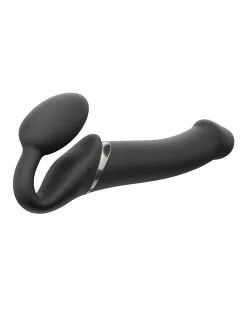 Strap-On-Me - Vibrerende Strapless Strapon - Voorbinddildo Met 3 Motoren - Zwart -Sex Toys winkel Strap On Me Vibrerende Strapless Strapon Voorbinddildo met 3 motoren zwart 3
