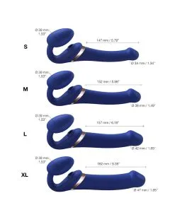 Strap-On-Me - Vibrerende Strapless Voorbinddildo Met Luchtdruk Stimulatie - Paars -Sex Toys winkel Strap On Me Vibrerende Strapless Voorbinddildo met luchtdruk stimulatie paars 5