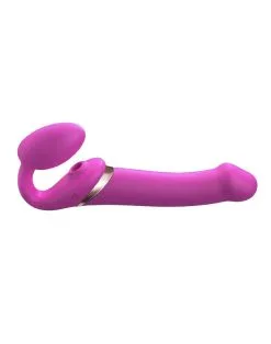 Strap-On-Me - Vibrerende Strapless Voorbinddildo Met Luchtdruk Stimulatie - Roze -Sex Toys winkel Strap On Me Vibrerende Strapless Voorbinddildo met luchtdruk stimulatie roze 10