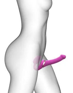 Strap-On-Me - Vibrerende Strapless Voorbinddildo Met Luchtdruk Stimulatie - Roze -Sex Toys winkel Strap On Me Vibrerende Strapless Voorbinddildo met luchtdruk stimulatie roze 9