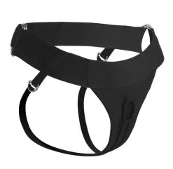 Strap U Strap-U - Jockstrap-style Strapon Harnas Avalon - Zwart
