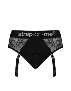 Strap-On-Me - Comfortabel Pegging/Voorbinddildo Harnas Van Microfiber En Elastisch Kant Diva 10 Strap-On-Me - Comfortabel Pegging/Voorbinddildo Harnas Van Microfiber En Elastisch Kant Diva -Sex Toys winkel Strap on Me Comfortabel PeggingVoorbinddildo Harnas van Microfiber en Elastisch Kant Diva 3
