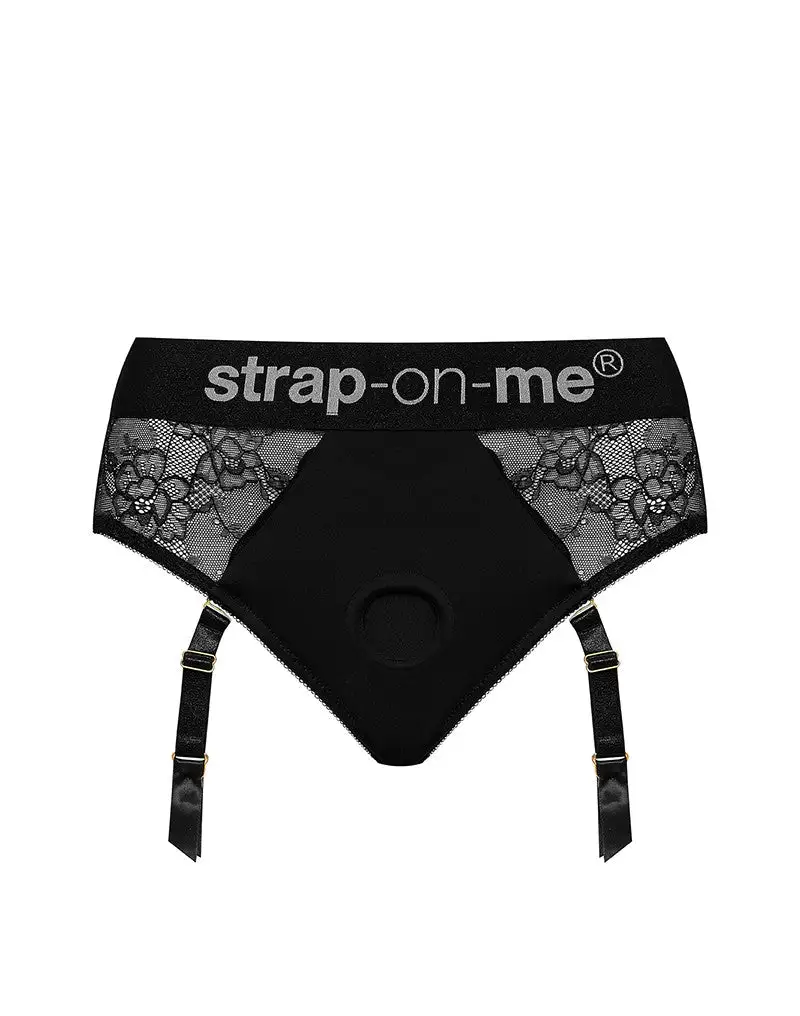 Strap-On-Me - Comfortabel Pegging/Voorbinddildo Harnas Van Microfiber En Elastisch Kant Diva 3 Strap-On-Me - Comfortabel Pegging/Voorbinddildo Harnas Van Microfiber En Elastisch Kant Diva - Afbeelding 3