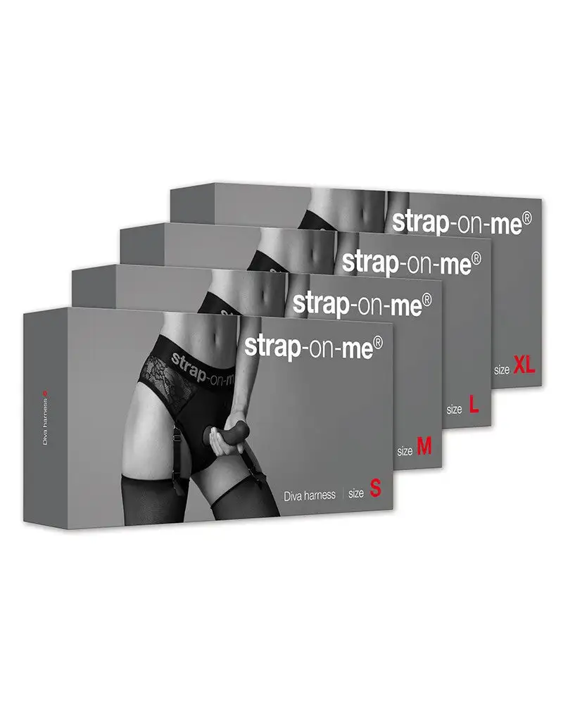 Strap-On-Me - Comfortabel Pegging/Voorbinddildo Harnas Van Microfiber En Elastisch Kant Diva 8 Strap-On-Me - Comfortabel Pegging/Voorbinddildo Harnas Van Microfiber En Elastisch Kant Diva - Afbeelding 8